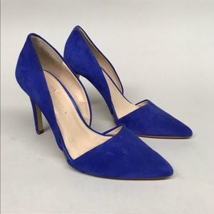 Banana Republic blue suede heels